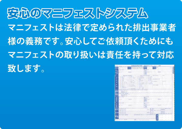 マニフェストシステム マニフェストシステム